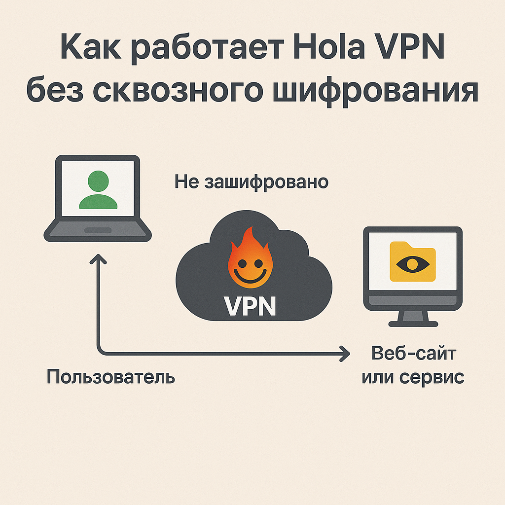Hola VPN отзывы: сквозное шифрование