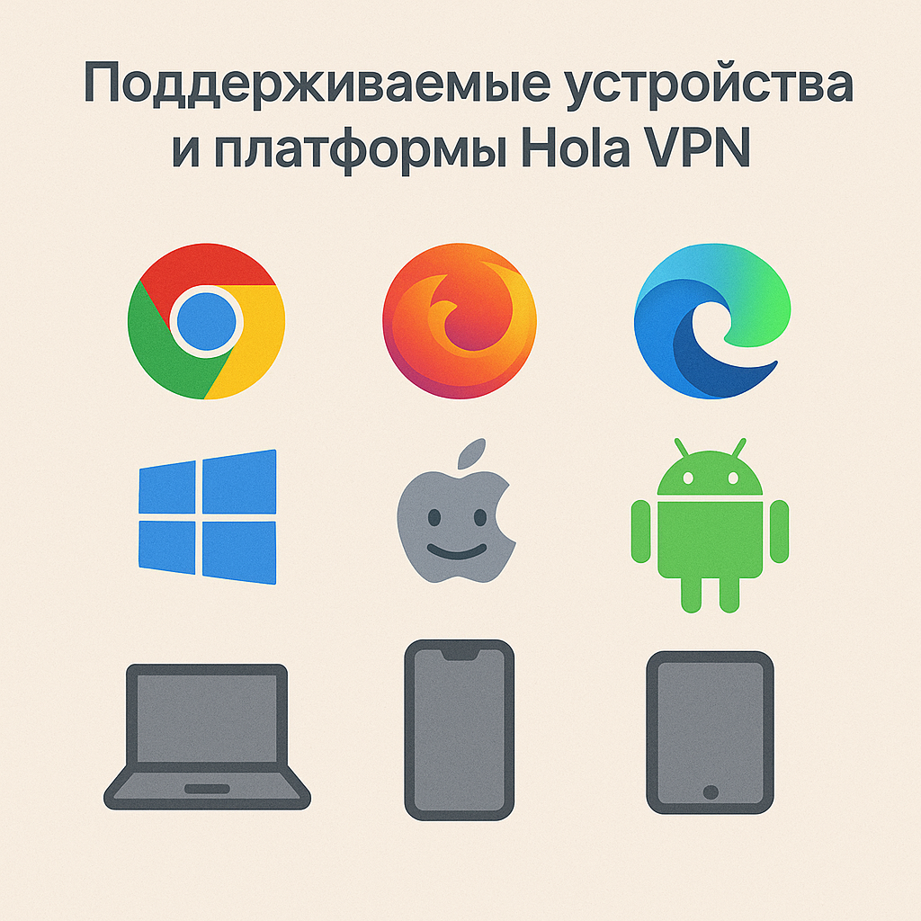 Hola VPN отзывы: поддерживаемые устройства