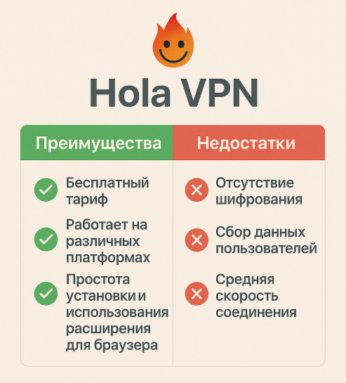 Hola VPN отзывы: преимущества и недостатки