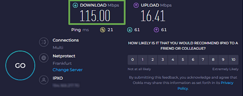 ExpressVPN отзывы: тест скорости