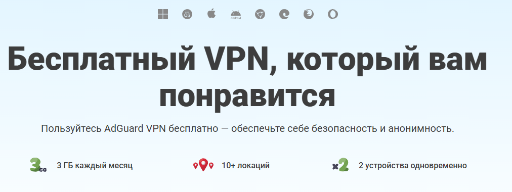 AdGuard VPN отзывы бесплатный тариф