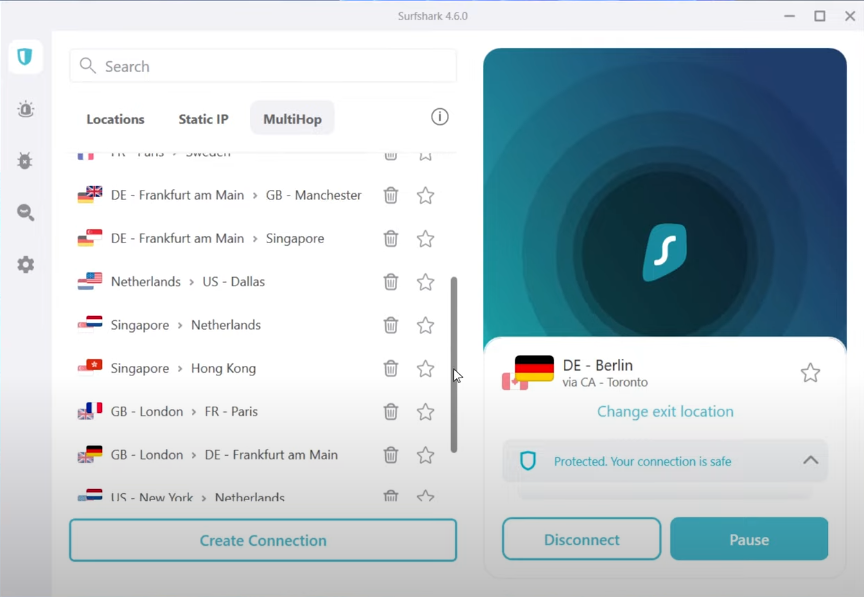 Surfshark отзывы: Dynamic MultiHop
